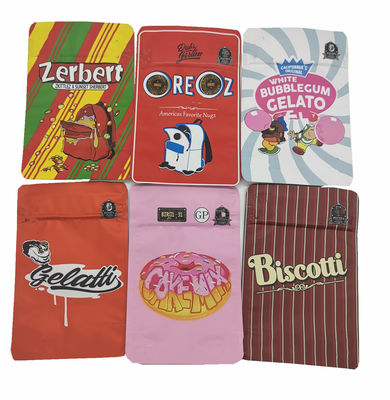 खरीदें बाल प्रतिरोधी नरम स्पर्श Mylar बैग 16oz Gravure प्रिंट खड़े हो जाओ Retort बैग online manufacture