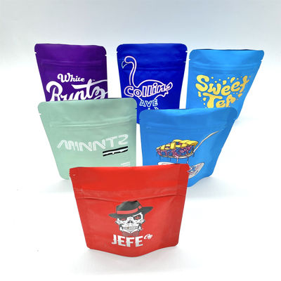 खरीदें पन्नी Mylar फ्लैट बॉटम पॉच ग्रेवरेज प्रिंटिंग Mylar हीट सील बैग online manufacture