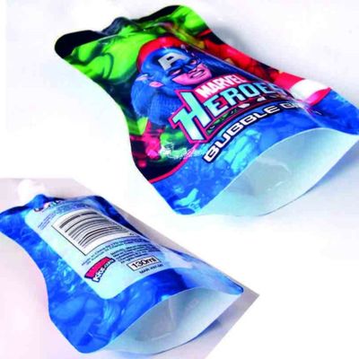 खरीदें 2L लिक्विड स्पूट पॉच जीएमपी अनुकूलित मुद्रण फल रस पैकेजिंग पॉच online manufacture