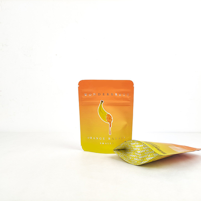 फिर से बंद करने योग्य हीट सील एल्यूमिनाइज्ड पन्नी गंध प्रतिरोधी Mylar खरपतवार बैग