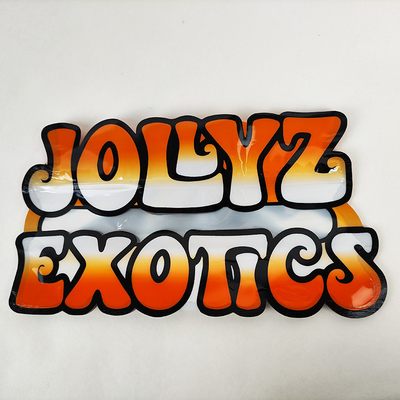 बच्चे प्रतिरोधी ज़िपर डीई कट Mylar बैग के लिए THC Gummies पैकेजिंग