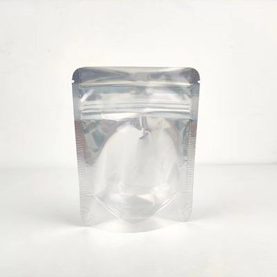खाद्य पैकेजिंग के लिए ज़िपर टॉप के साथ कस्टम मुद्रित स्टैंड अप पॉकेट्स