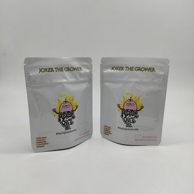 OEM प्रिंट Mylar एल्यूमीनियम पन्नी बैग फ्रॉस्टेड मैट ज़िपलॉक बैग