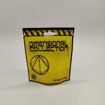 कस्टम Doypack ziplockk खड़े हो जाओ प्लास्टिक बैग फांसी छेद के साथ बैग