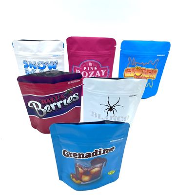 खाद्य पदार्थ Mylar स्टैंड अप बैग LDPE ज़िपर स्टैंड अप फूड बैग
