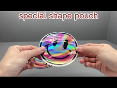 plastic mylar soft touch pouch for weed food