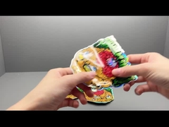 irregular shaped weed bags plastic mylar cannabis packaging with ziplock