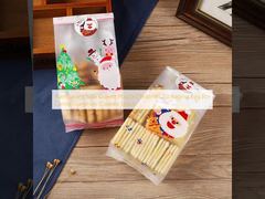 पारदर्शी साइड Gueest पॉच क्रिसमस पैकेजिंग बैग के लिए कैंडी Gummies कुकीज़ स्नैक