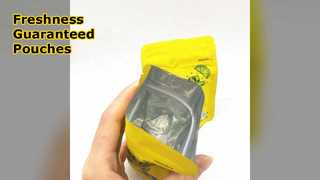 फ़ॉइल स्टैंड अप पाउच ज़िपर पैकेजिंग