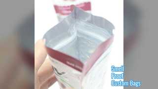 गंध रोधी बैग कस्टम मुद्रित स्टैंड अप पाउच